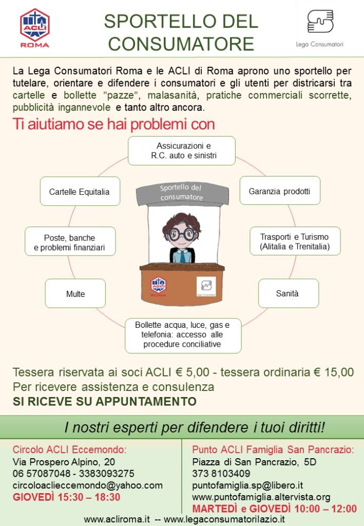 sportello consumatore