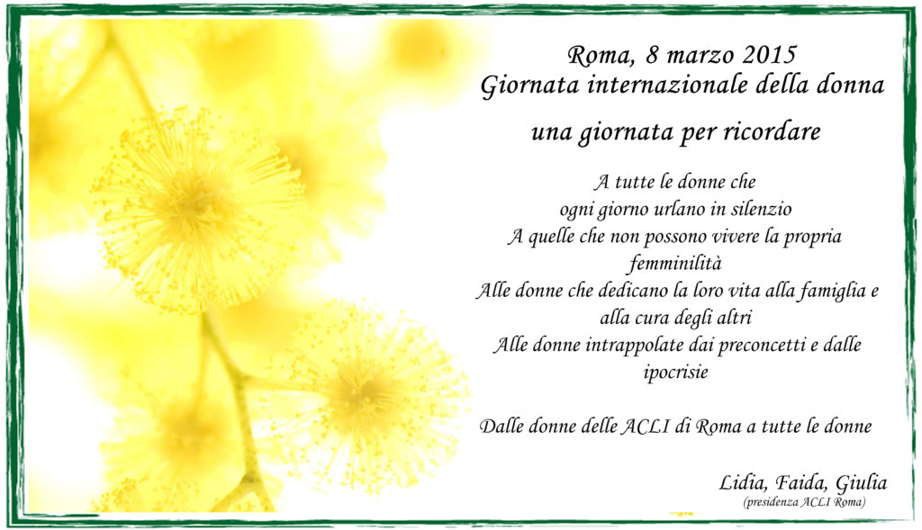 FESTA DELLE DONNE