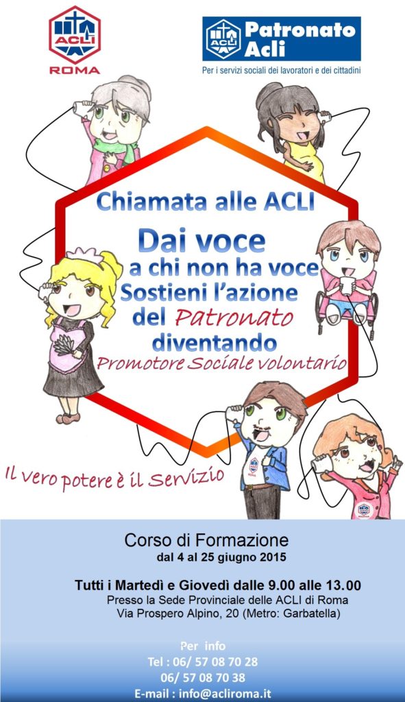 Locandina promotori sociali
