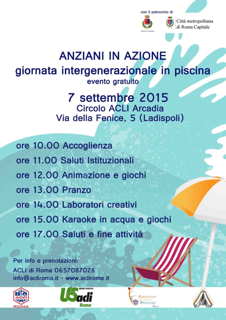 festa piscina ladispoli con doppio patrocinio