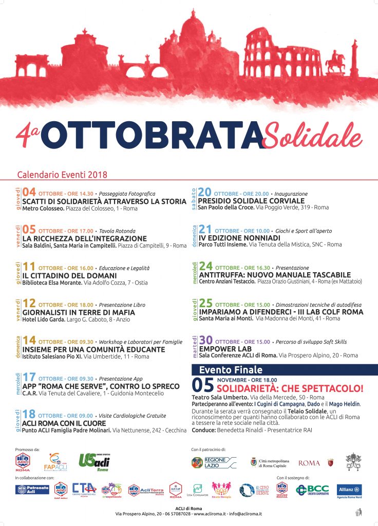locandina ottobrata solidale