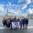 Giornata mondiale dei poveri 2023 - il gruppo delle ACLI di Roma per il pranzo a San Pietro